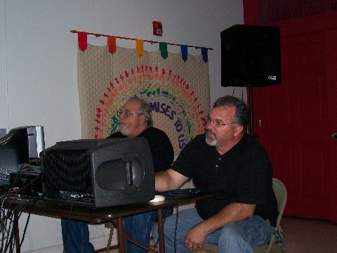 Dan and Joe Dan and Joe are Working the Sound